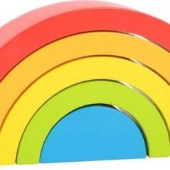 Small Foot Company Small Foot - Wooden Building Blocks Rainbow -Goedkope Blokken Winkel 550x306 5