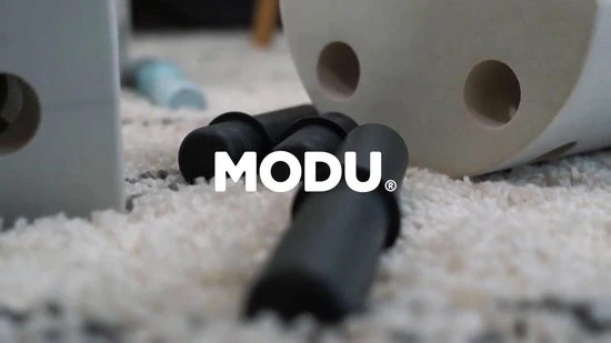 Modu Explorer Kit- Zachte Blokken-19 Onderdelen - Speelgoed 1 -2-3 Jaar -Mega Blocks Grijs -Blauw 4 Modu Explorer Kit- Zachte Blokken-19 Onderdelen - Speelgoed 1 -2-3 Jaar -Mega Blocks Grijs -Blauw - Afbeelding 2