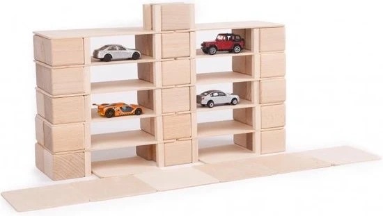 Just Blocks Houten Blokken SMALL PACK 74 Stuks 9 Just Blocks Houten Blokken SMALL PACK 74 Stuks - Afbeelding 7