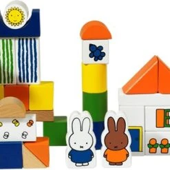 Bambolino Nijntje Houten Blokken Nijntje Met 50 Houten Blokjes