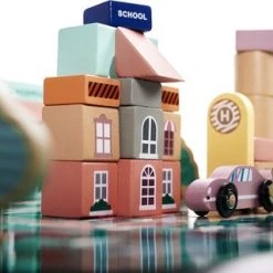 OZM TOY Blokken Speelgoed Met Speelmat - Educatieve Houten Blokken - Speelgoed - 160 Stuks - Blokken Speelset - Ontwikkelingsspeelgoed - Stimuleert Motoriek En Creativiteit -Goedkope Blokken Winkel 550x319 2