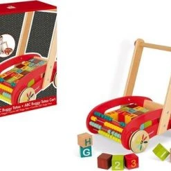 Janod Tatoo ABC Buggy - 30 Blokken -Goedkope Blokken Winkel 550x320 3