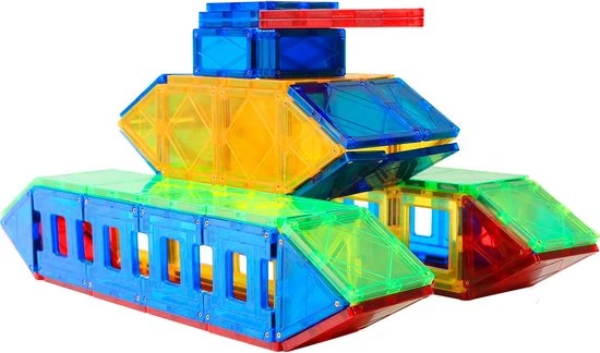 Fyse Magnetisch Speelgoed - Voordeelset 52 Stuks - Magnetische Bouwstenen - Veilig Voor Kinderen - Magna Tiles - Magnetisch Speelgoed - Stimuleer Creativiteit - Bouwset Met Magnetische Blokken 6 Fyse Magnetisch Speelgoed - Voordeelset 52 Stuks - Magnetische Bouwstenen - Veilig Voor Kinderen - Magna Tiles - Magnetisch Speelgoed - Stimuleer Creativiteit - Bouwset Met Magnetische Blokken - Afbeelding 4