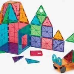 Magna-Tiles Magna Tiles - 48 Stuks Deluxe Clear Colors - Constructiespeelgoed -Goedkope Blokken Winkel 550x327