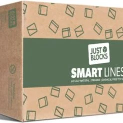 Just Blocks - Speelgoed Blokken - Medium 166 Stuks - Duurzaam Hout