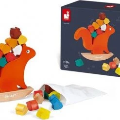 Janod Stapeltuimelaar Nutty De Eekhoorn -Goedkope Blokken Winkel 550x336 1