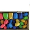 Femur - Houten Stapelstenen - Traditionele Kleuren - Stapelblokken Uitgebreide Set - Balancerende Stenen - Speelblokken - Montessori Speelgoed - Kinder Speelgoed - Educatieve Puzzel - Stapeltoren - Handgemaakt Speelgoed - 36 STUKS -Goedkope Blokken Winkel 550x338 3