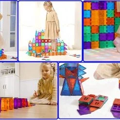 Fyse Magnetische Bouwstenen 101stuks, Magnetische Bouwblokken Magneet Speelgoed Magnetisch Speelgoed Tegels Tiles Magneten Blokken Bouwen Bouwset Cadeau Voor Kinderen Jongen Meisje 3 4 5 6 7 Jaar -Goedkope Blokken Winkel 550x340