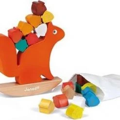 Janod Stapeltuimelaar Nutty De Eekhoorn -Goedkope Blokken Winkel 550x340 6