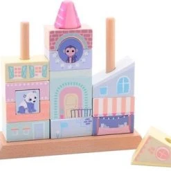 Jouéco Joueco - The Wildies Family Stapelhuisjes -Goedkope Blokken Winkel 550x342 3