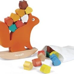 Janod Stapeltuimelaar Nutty De Eekhoorn -Goedkope Blokken Winkel 550x343 10