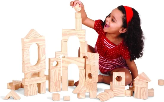 Edushape Hout-Imitatie Foam Blokken - 30 Stuks 4 Edushape Hout-Imitatie Foam Blokken - 30 Stuks - Afbeelding 2