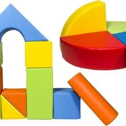 Merkloos Bouwblokken Xxl Voor Kinderen - 15 Stuks