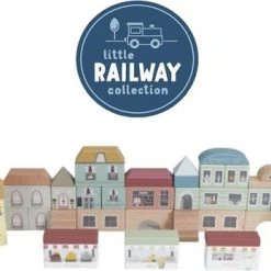 Little Dutch Treinbaanuitbreiding - Blokkenset Stad -Goedkope Blokken Winkel 550x348