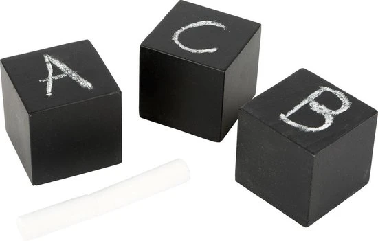 Merkloos Houten Blokken - Schoolbord Bouwstenen - Zwart - 13 Stuks - Speelgoed Vanaf 3 Jaar 4 Merkloos Houten Blokken - Schoolbord Bouwstenen - Zwart - 13 Stuks - Speelgoed Vanaf 3 Jaar - Afbeelding 2