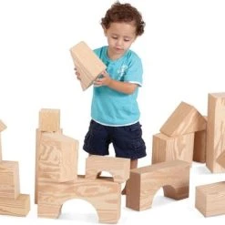 Edushape 32 Grote Hout-imitatie Blokken - 75 Mm -Goedkope Blokken Winkel 550x355 2