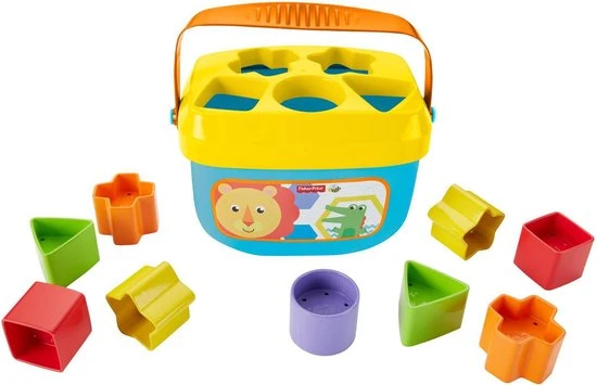 Fisher-Price Baby's Eerste Blokken Vernieuwde Editie - Blokkendoos - 10 Onderdelen 10 Fisher-Price Baby's Eerste Blokken Vernieuwde Editie - Blokkendoos - 10 Onderdelen - Afbeelding 8
