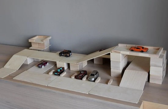 Just Blocks Houten Blokken SMALL PACK 74 Stuks 15 Just Blocks Houten Blokken SMALL PACK 74 Stuks - Afbeelding 13