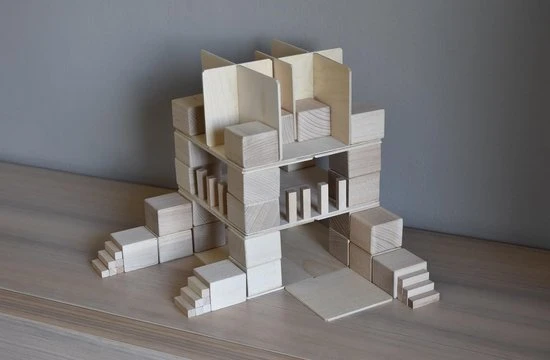 Just Blocks Houten Blokken SMALL PACK 74 Stuks 10 Just Blocks Houten Blokken SMALL PACK 74 Stuks - Afbeelding 8