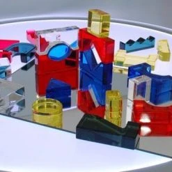 TickiT - Kristallen Bouwblokken Van Acryl + Spiegel + Kaarten (25 Stuks) -Goedkope Blokken Winkel 550x360 3