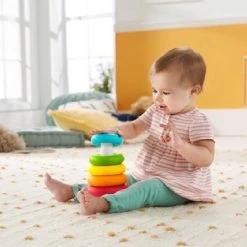 Fisher-Price Baby's Eerste Blokken En Kleurenringpiramide -Goedkope Blokken Winkel 550x366 105