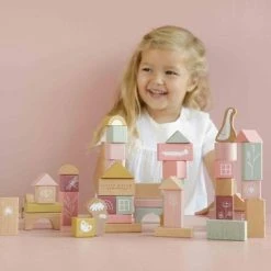 Little Dutch - Bouwblokken Pink -Goedkope Blokken Winkel 550x366 2