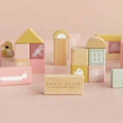 Little Dutch - Bouwblokken Pink -Goedkope Blokken Winkel 550x366 3