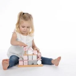 Label Label | Wooden Stacking Blocks | Stapelblokken Huisje | Pink Roze 18 Label Label | Wooden Stacking Blocks | Stapelblokken Huisje | Pink Roze -Goedkope Blokken Winkel 550x366 33