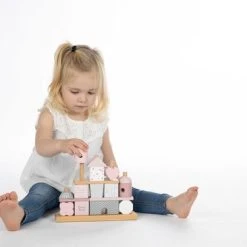 Label Label | Wooden Stacking Blocks | Stapelblokken Huisje | Pink Roze 19 Label Label | Wooden Stacking Blocks | Stapelblokken Huisje | Pink Roze -Goedkope Blokken Winkel 550x366 34