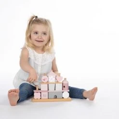 Label Label | Wooden Stacking Blocks | Stapelblokken Huisje | Pink Roze 22 Label Label | Wooden Stacking Blocks | Stapelblokken Huisje | Pink Roze -Goedkope Blokken Winkel 550x366 36
