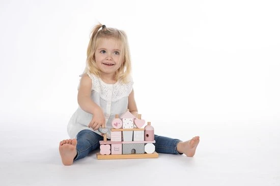 Label Label | Wooden Stacking Blocks | Stapelblokken Huisje | Pink Roze 11 Label Label | Wooden Stacking Blocks | Stapelblokken Huisje | Pink Roze - Afbeelding 9