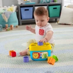 Fisher-Price Baby's Eerste Blokken Vernieuwde Editie - Blokkendoos - 10 Onderdelen 29 Fisher-Price Baby's Eerste Blokken Vernieuwde Editie - Blokkendoos - 10 Onderdelen -Goedkope Blokken Winkel 550x366 4
