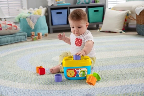 Fisher-Price Baby's Eerste Blokken Vernieuwde Editie - Blokkendoos - 10 Onderdelen 14 Fisher-Price Baby's Eerste Blokken Vernieuwde Editie - Blokkendoos - 10 Onderdelen - Afbeelding 12