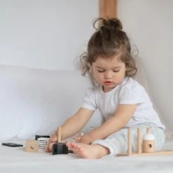 Label Label Zwart/Wit Houten Blokken LLWT-25439 -Goedkope Blokken Winkel 550x366 58