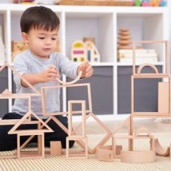 TickiT Rainbow Architect Set | Houten Vormen Set Groot Naturel | 28 Stuks -Goedkope Blokken Winkel 550x366 61