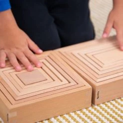 TickiT Rainbow Architect Set | Houten Vormen Set Groot Naturel | 28 Stuks -Goedkope Blokken Winkel 550x366 63