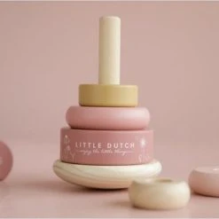 Little Dutch Houten Tuimelstapelaar Flower -Goedkope Blokken Winkel 550x367 2