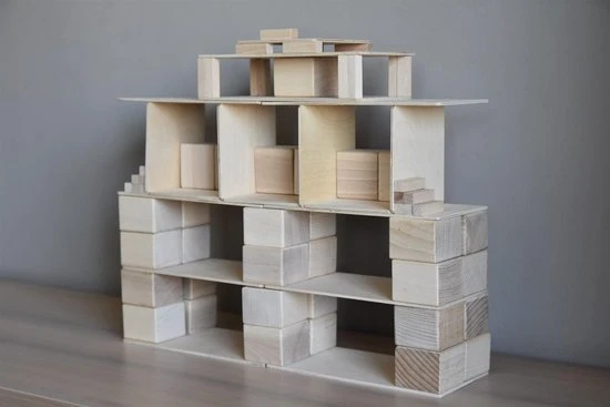 Just Blocks Houten Blokken SMALL PACK 74 Stuks 14 Just Blocks Houten Blokken SMALL PACK 74 Stuks - Afbeelding 12