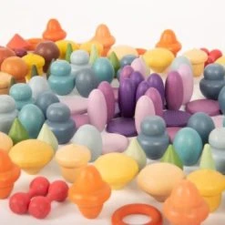 Commotion TickiT Houten Treasures Starter Set | 168 Stuks -Goedkope Blokken Winkel 550x367 29