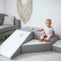 Viking Choice Schuimblokken Speelgoed - Met Foam Blokken Glijbaan - 40 Cm Hoog - Wit, Grijs -Goedkope Blokken Winkel 550x367 42