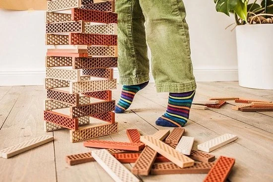 Maxomorra Bioblo Big Box - 340 Eco Bouwblokken 12 Maxomorra Bioblo Big Box - 340 Eco Bouwblokken - Afbeelding 10