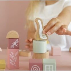 Little Dutch - Bouwblokken Pink -Goedkope Blokken Winkel 550x369