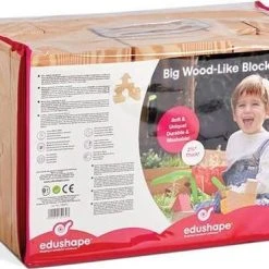Edushape 32 Grote Hout-imitatie Blokken - 75 Mm -Goedkope Blokken Winkel 550x370 2