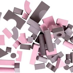 BabyDan Foam Blokken 75 Stuks In Draagtas Spring Roze 11 BabyDan Foam Blokken 75 Stuks In Draagtas Spring Roze -Goedkope Blokken Winkel 550x370 3