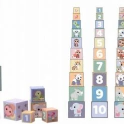 Jouéco® - The Wildies Family Stapelblokken, 10-delig -Goedkope Blokken Winkel 550x370 5