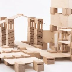 Just Blocks - Speelgoed Blokken - Medium 166 Stuks - Duurzaam Hout -Goedkope Blokken Winkel 550x373 5