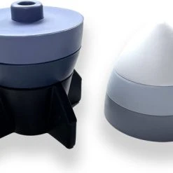 Merkloos Major Products Siliconen Stapelrakket Blauw - Siliconen Speelgoed - Peuterspeelgoed - Kinderspeelgoed - Baby Speelgoed - Kindvriendelijke Silicone -Goedkope Blokken Winkel 550x373 6