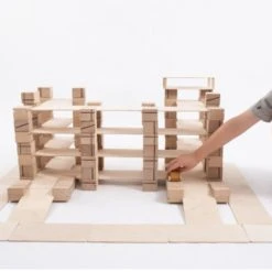 Just Blocks - Speelgoed Blokken - Medium 166 Stuks - Duurzaam Hout -Goedkope Blokken Winkel 550x374 3