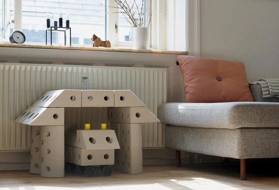 Modu Explorer Kit- Zachte Blokken-19 Onderdelen - Speelgoed 1 -2-3 Jaar -Mega Blocks Grijs -Blauw 10 Modu Explorer Kit- Zachte Blokken-19 Onderdelen - Speelgoed 1 -2-3 Jaar -Mega Blocks Grijs -Blauw - Afbeelding 8