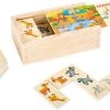 Small Foot Company Houten Domino Safari Dieren 28 Pcs -Goedkope Blokken Winkel 550x376 1
